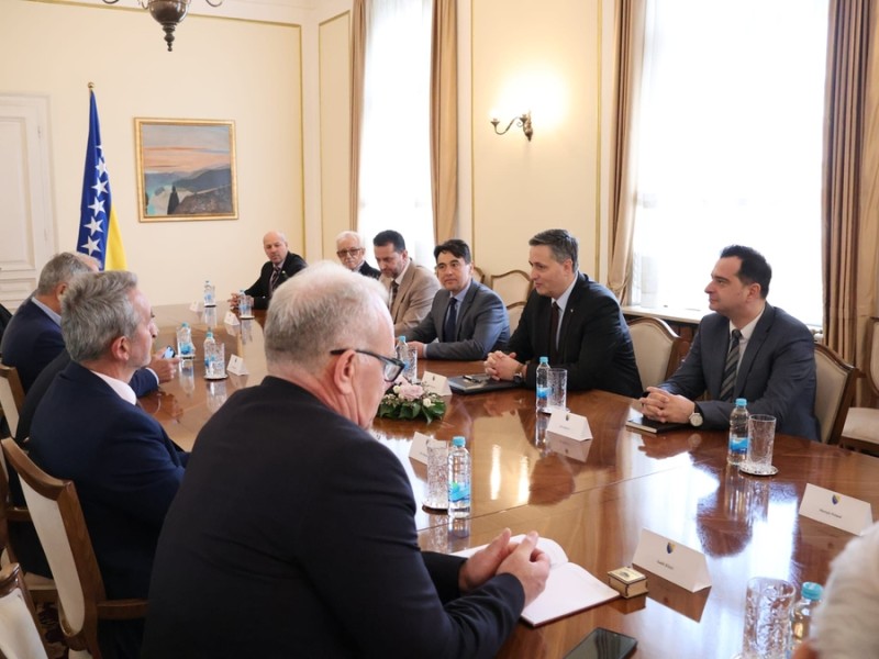 Delegacija Udruženja generala Bosne i Hercegovine u Predsjedništvu Bosne i Hercegovine u povodu Dana nezavisnosti naše države2